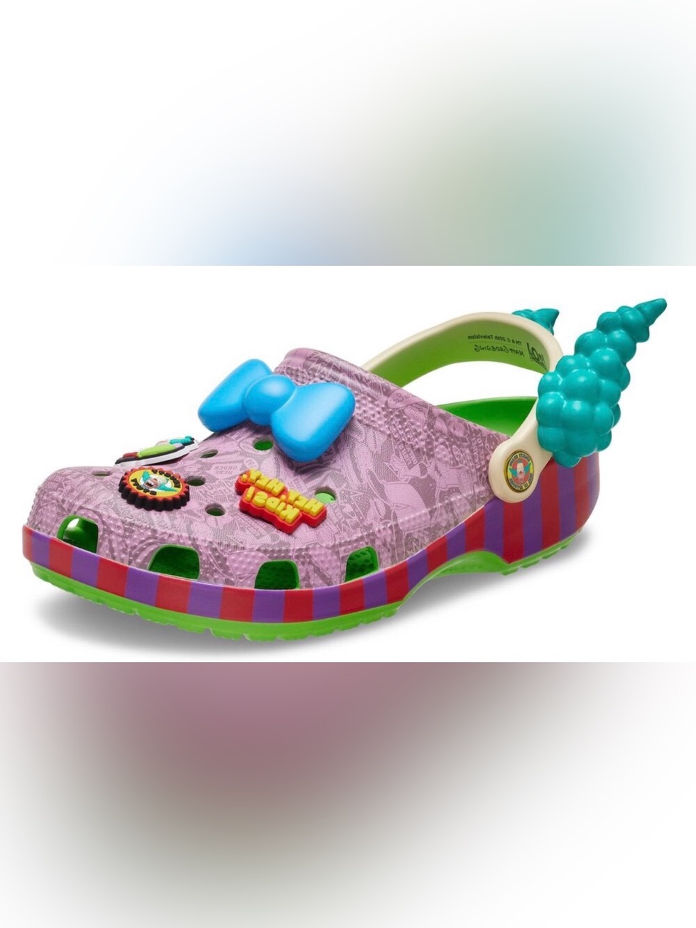 Crocs Krusty x The Simpsons Krusty the Clown‎ Unisex Classic Clog Men's Size 11